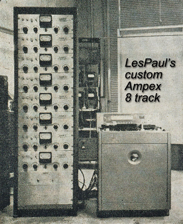 Les Paul's Ampex 8-track called the Octopus