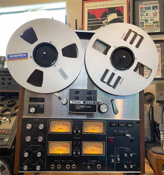 The Teac 3340 donated by Steve Counter