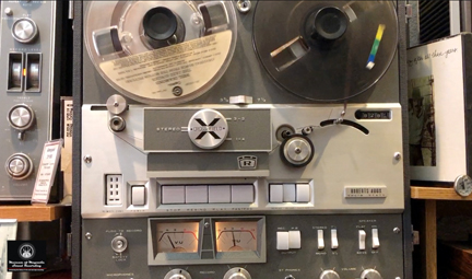 Roberts 400X reel tape recorder in the MOMSR vintage recording collection