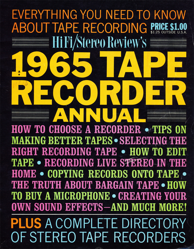 Cover of the 1965 Tape Recorder Annual