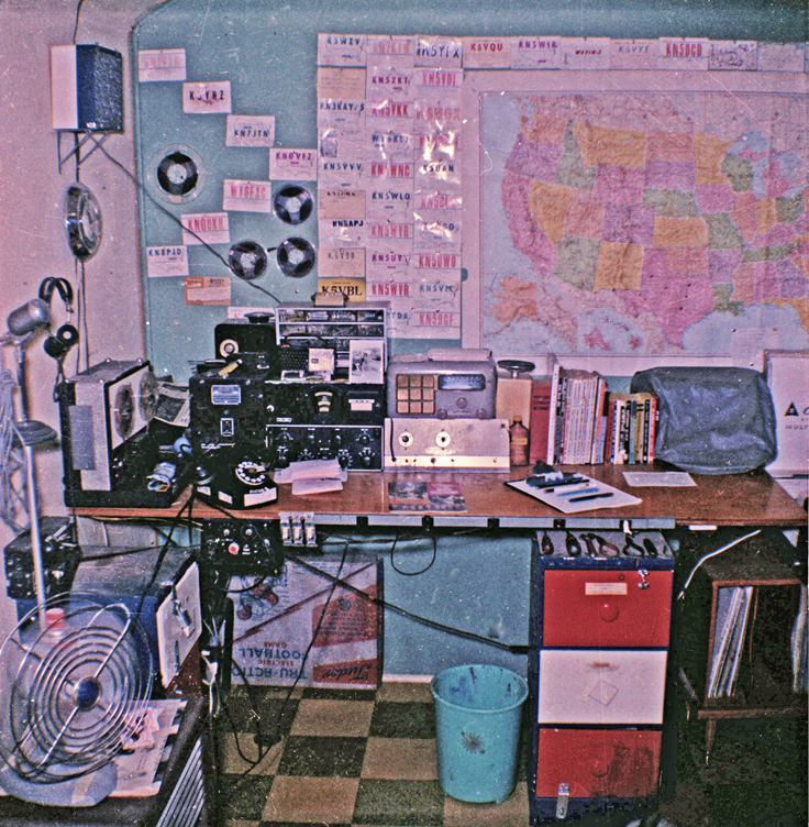 Martin room 1960 (1st tape recorder on left)
