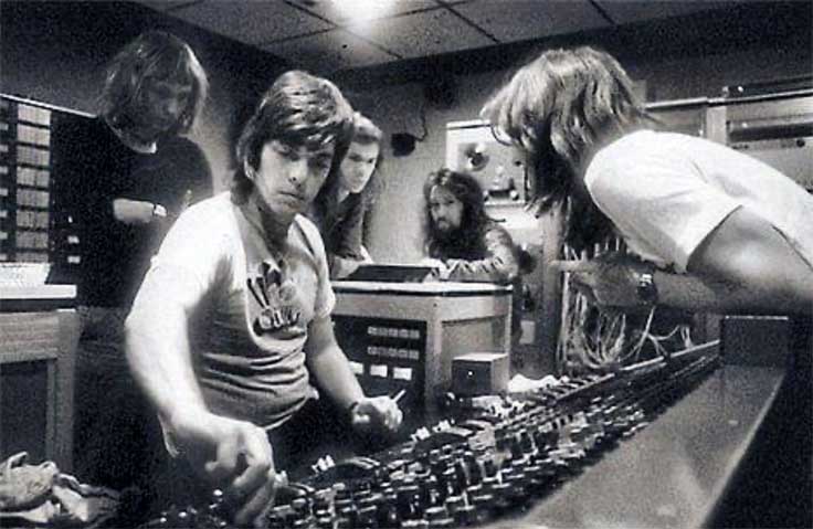 Alan Parsons with Pink Floyd and a Studer reel tape recorder