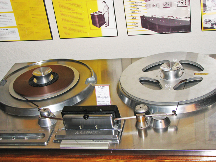 MOMSR's 1949 Ampex 200A #13 of 112 professional reel tape recorder
