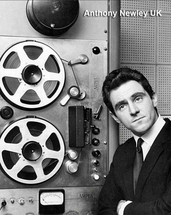Anthony Newley UK with Ampex
