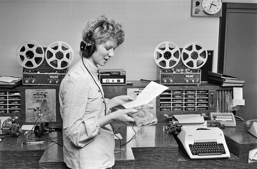 Inside BRMB Independent Radio two weeks before it opened in February 1974