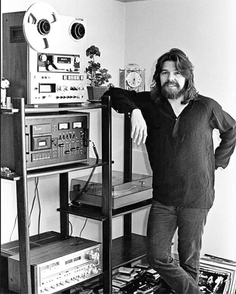 ​​​​​​​Bob Seger with Sony reel tape recorder