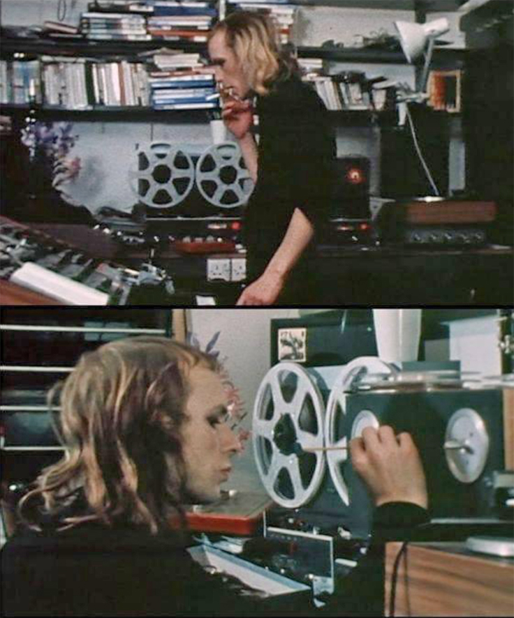 Brian Eno with Revox