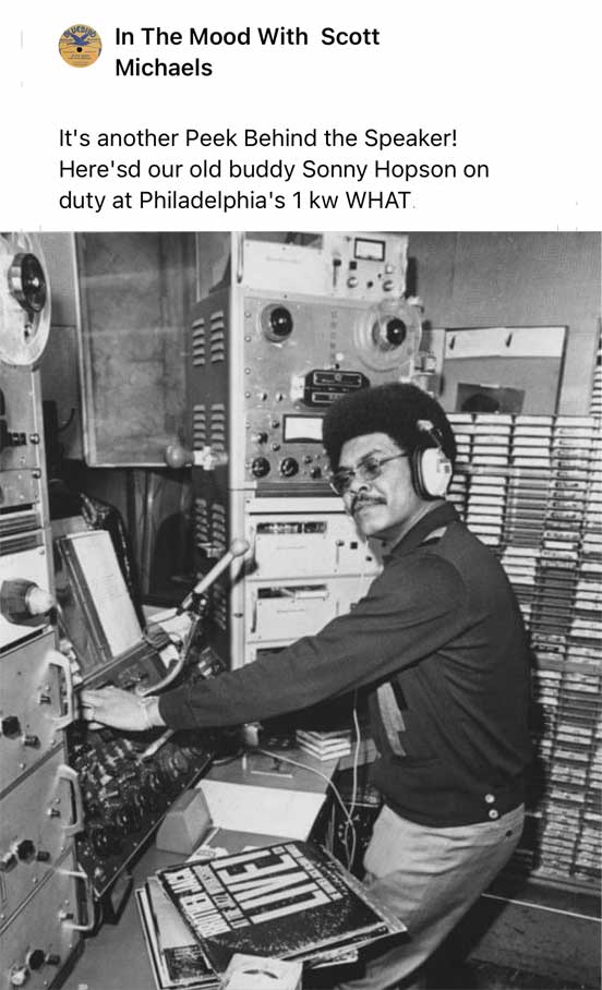 Crown tape recorder in WHAT radio station Philadelphia