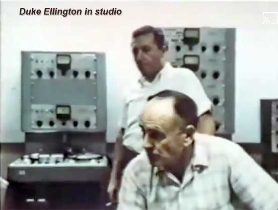 Duke Ellington in studio