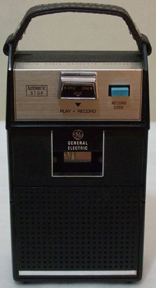 GE cassette tape recorder
