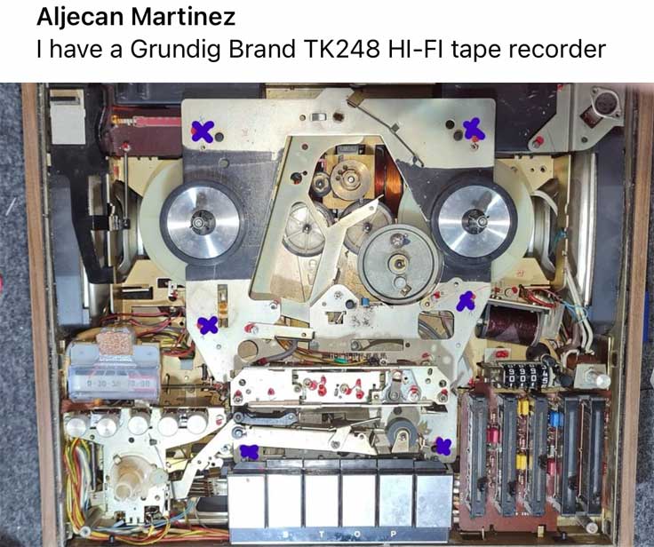 Grundig TK248 reel tape recorder