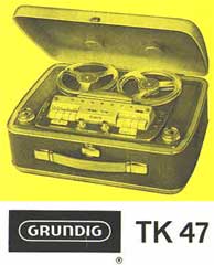 Grundig TK47 reel tape recorder
