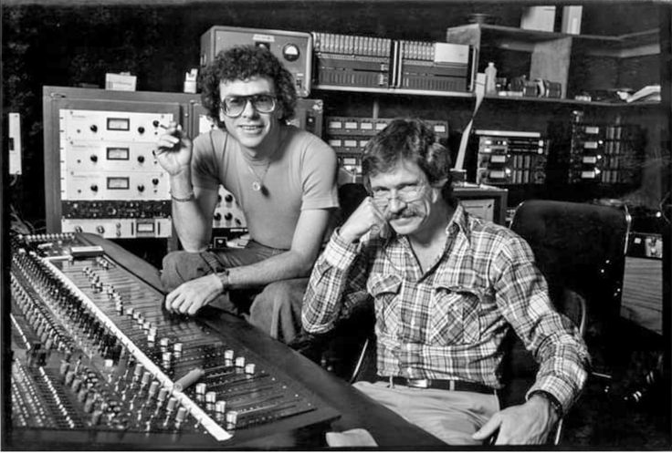 GRP Records - Larry Rosen and Dave Grusin with Ampex and MCI reel tape recorders