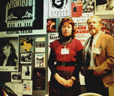 Chris and MArtin at the 1988 MIDED conference in Cannes, France