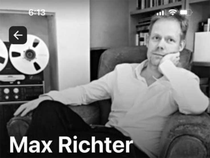 Max Richter with Revox