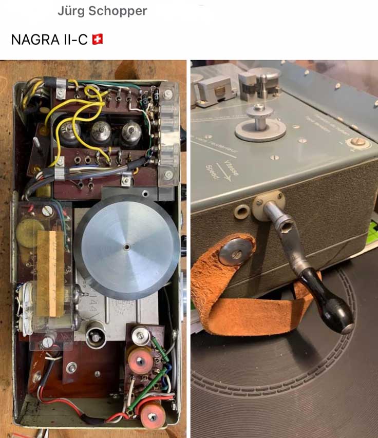 Nagra IIC 1950 reel tape recorder