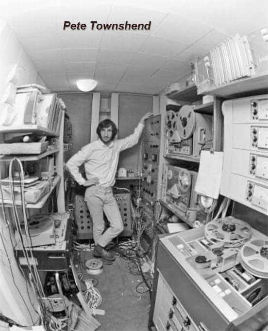 Pete Townshend in Studio