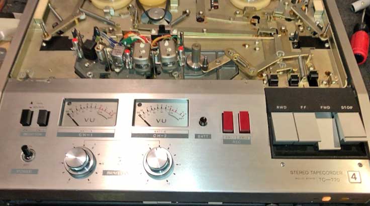 Repair of Sony TC-770-4 track