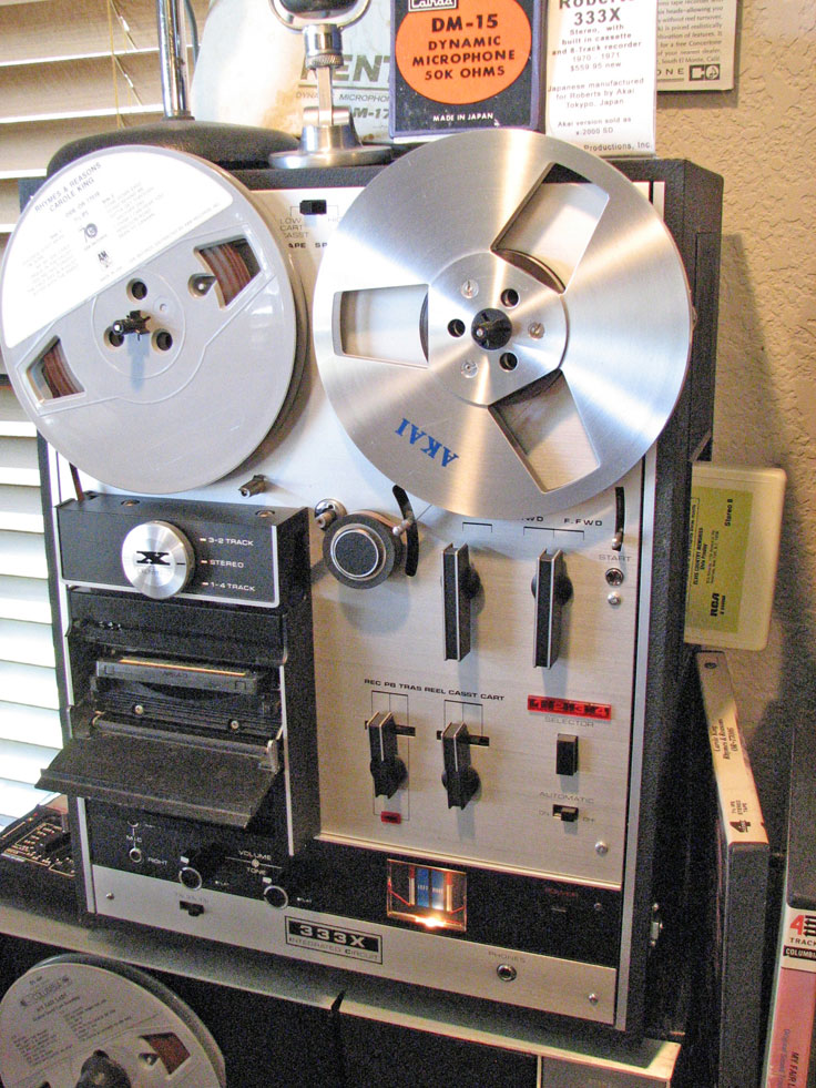 Roberts 333X reel cassette & 8-track recorder combination