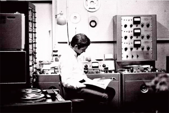 Skip Juried was the chief engineer at Juggy Sound studios with Ampex reel tape recorder