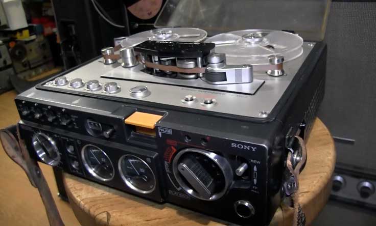 MOMSR Sony TC-510-2 portable reel tape recorder