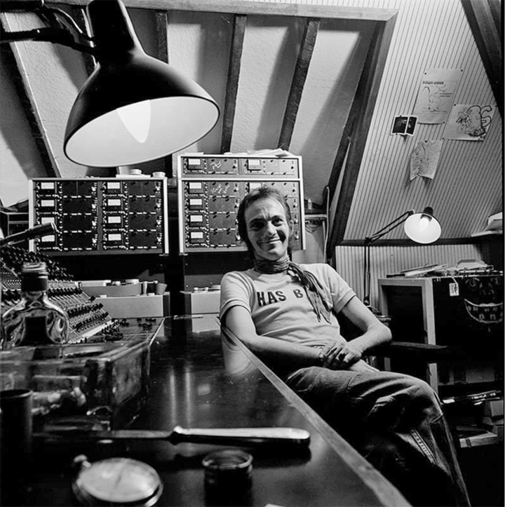 Steve Marriot (Small Faces) with Studer reel tape recorders