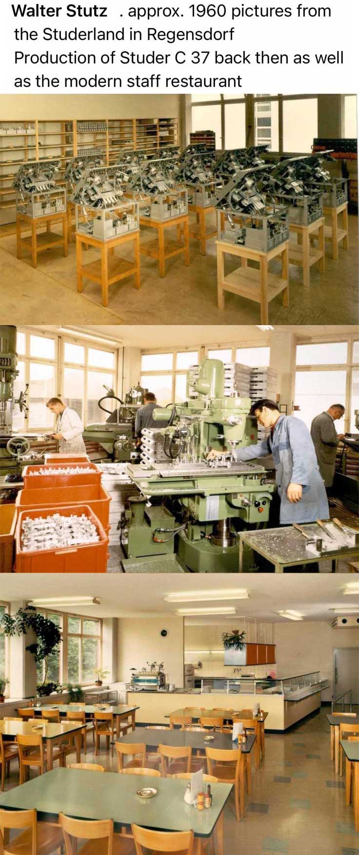 1960 Studer C 37factory in Regensdorf Germany