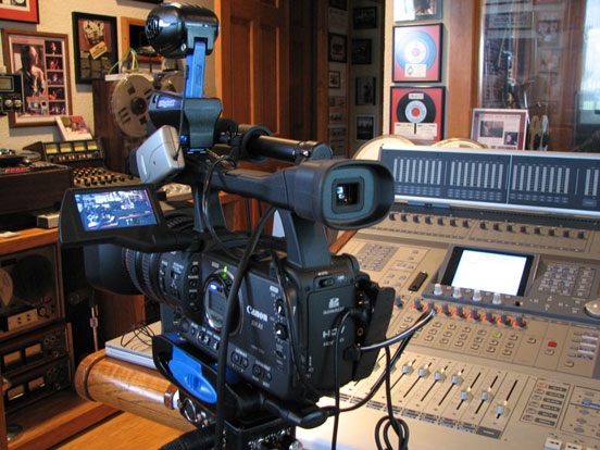 Phantom Productions' video equipment in the Phantom studio