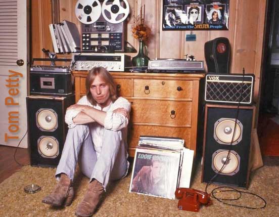 Tom Petty with early Teac A-3340