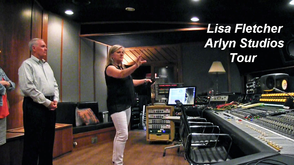 Lisa Fletcher providing Arlyn Studio tour