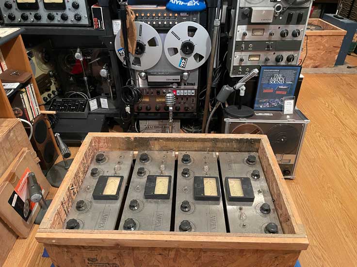 Ampex 300 4 channel Sel-Sync amps in shipping box