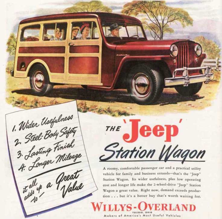 ad in the October 17, 1947 issue of the Saturday Evening Post