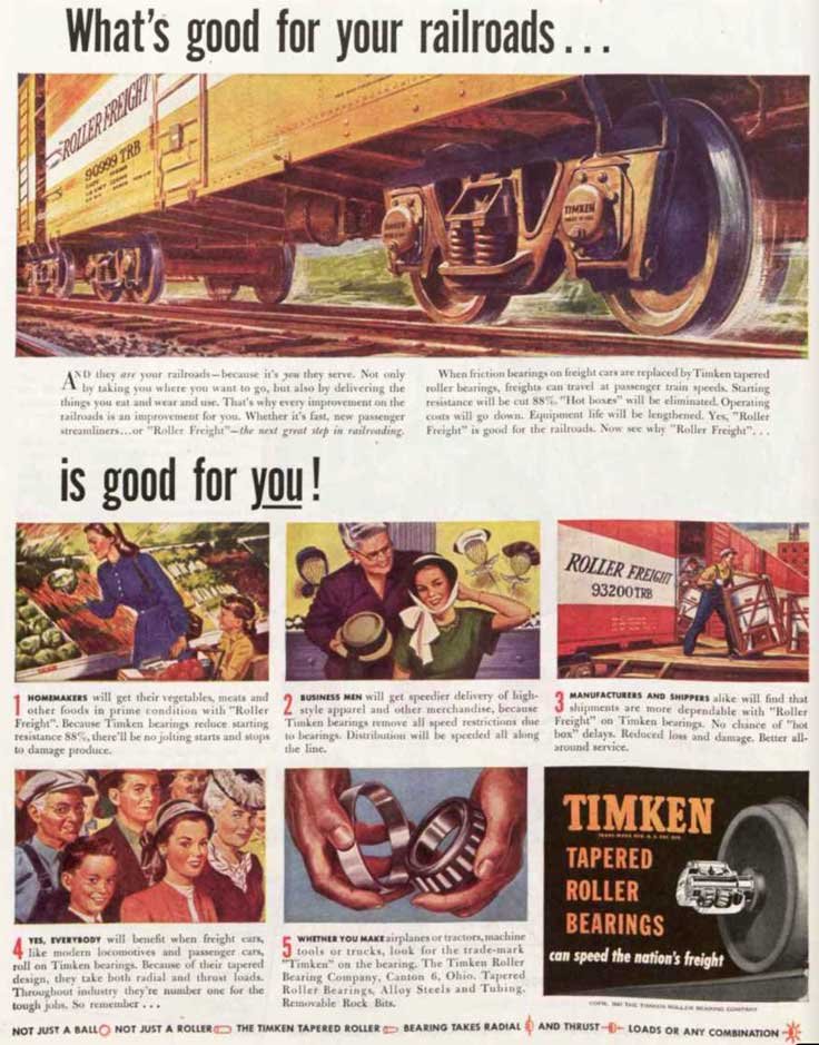 ad in the October 17, 1947 issue of the Saturday Evening Post