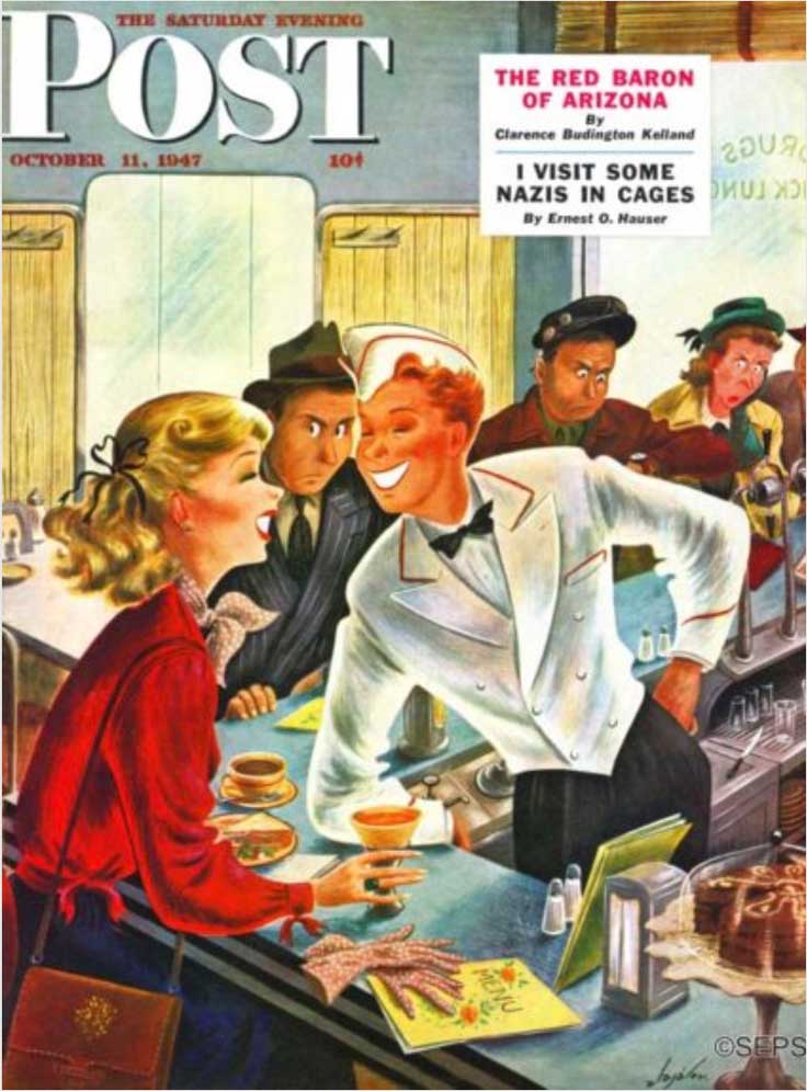 Cover of the October 17, 1947 Saturday Evening Post