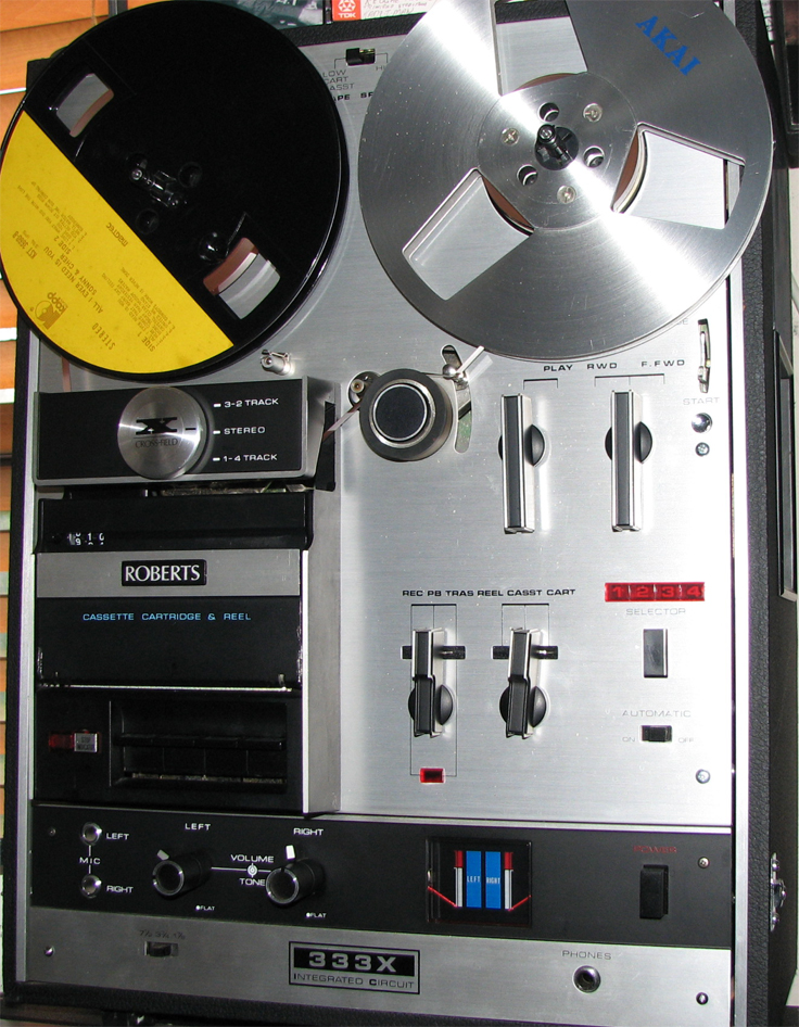 Roberts 333X reel cassette & 8-track recorder combination